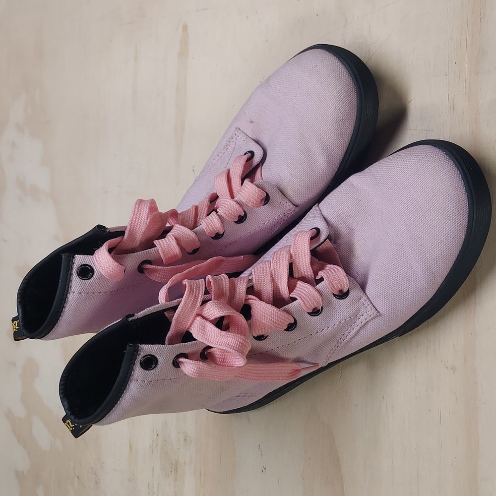 Doc Martens pink booties